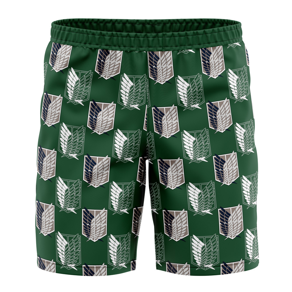 Survey Corps Attack on Titan Board Shorts Swim Trunks