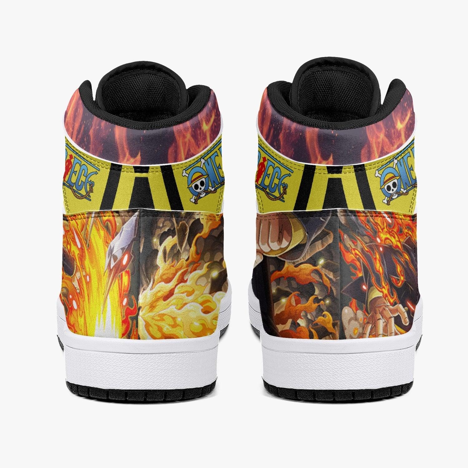 Vinsmoke Sanji Timeskip One Piece Mid 1 Basketball Shoes - AnimeBape