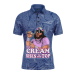 The Cream Rises To The Top Wrestling Polo Shirt mk