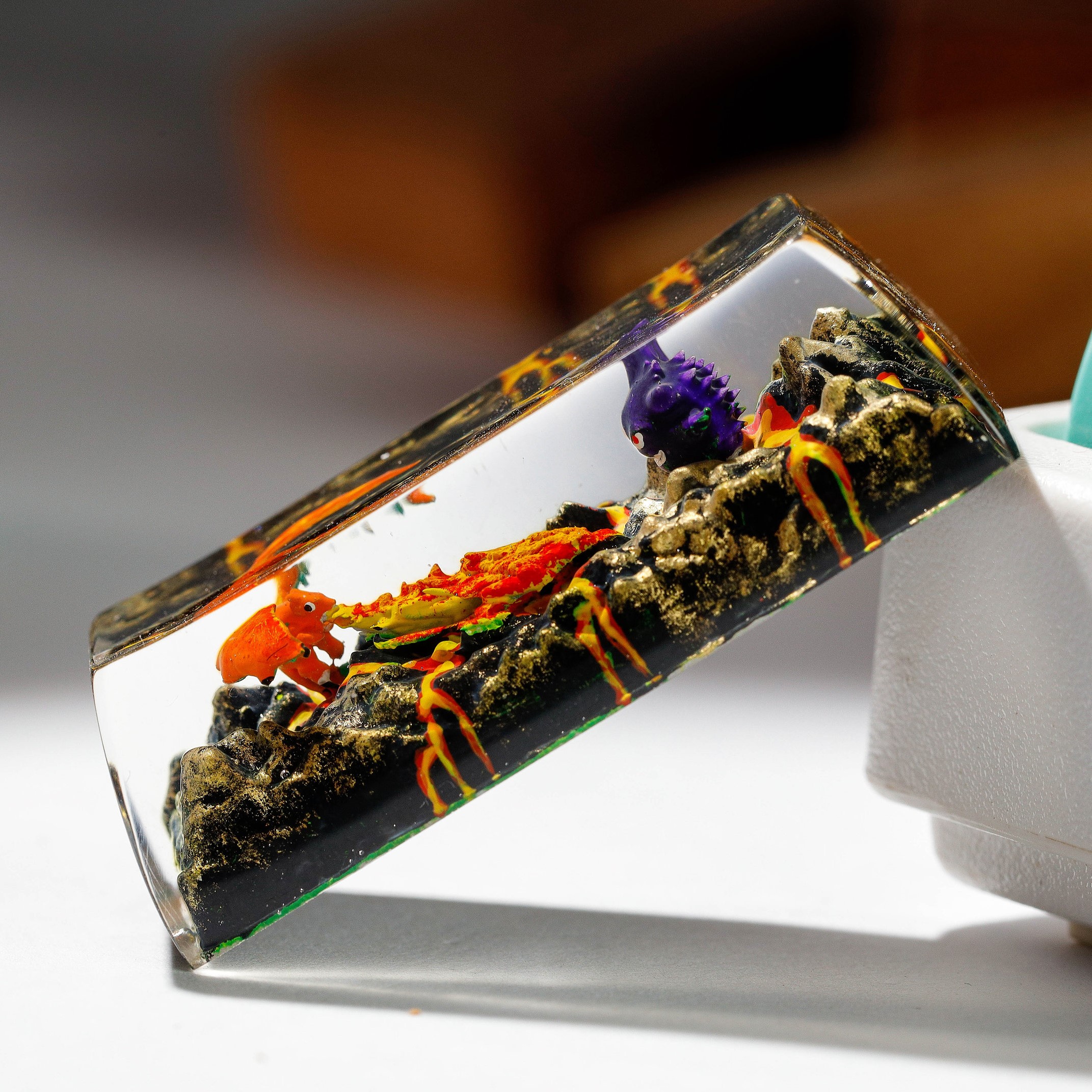 Charizard Gengar Pokemon Artisan Shift Button Keycap AnimeBape