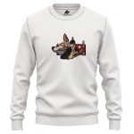 Aki Hayakawa and Fox Devil Chainsaw Man Embroidered Sweatshirt 2
