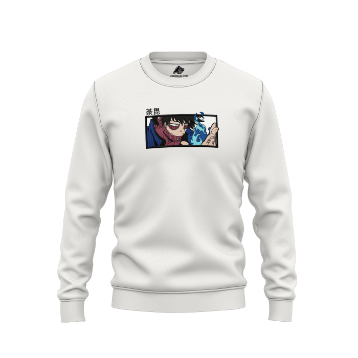 Dabi My Hero Academya Embroidered Sweatshirt