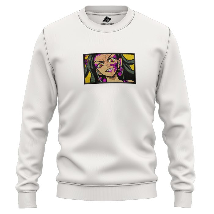 Gyutaro & Daki The Upper Moon Six Demon Slayer Embroidered Sweatshirt 2