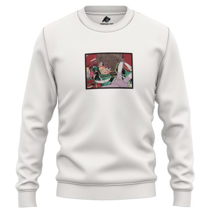 Izuku Midoriya Punch My Hero Academia Embroidered Sweatshirt 2
