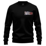 Kakashi Hatake Sharingan Logo Style Naruto Shippuden Embroidered Sweatshirt 1