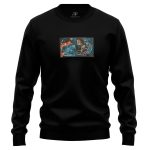 Kamado Tanjiro Water and Flame Breathing Demon Slayer Embroidered Sweatshirt 1