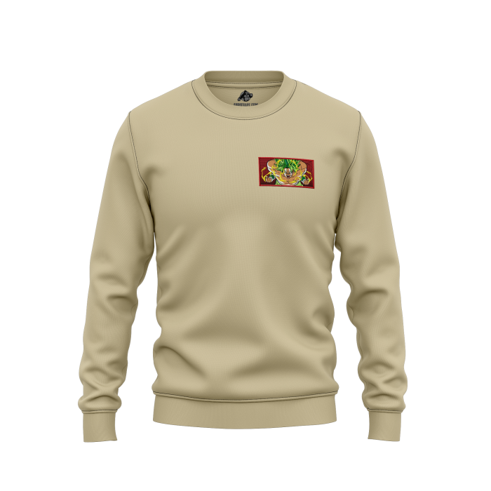 Legendary Super Saiyan SSJ Broly Dragon Ball Embroidered Sweatshirt