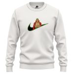 Roronoa Zoro One Piece Check Style Embroidered Sweatshirt 2