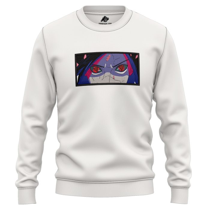 Uchiha Madara Sharingan Naruto Shippuden Embroidered Sweatshirt 2