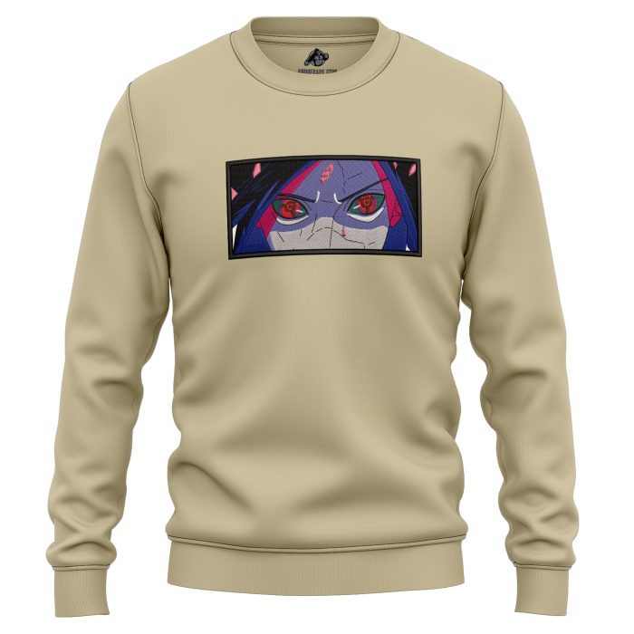 Uchiha Madara Sharingan Naruto Shippuden Embroidered Sweatshirt 3