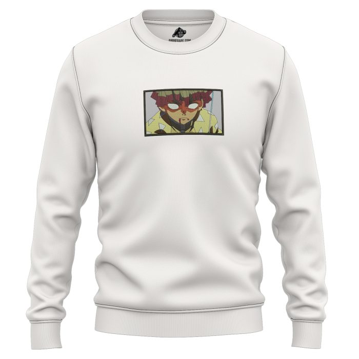 Zenitsu Agatsuma Concentrated Eyes Demon Slayer Embroidered Sweatshirt 2
