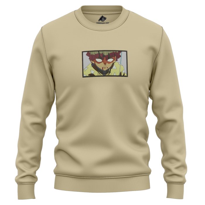Zenitsu Agatsuma Concentrated Eyes Demon Slayer Embroidered Sweatshirt 3