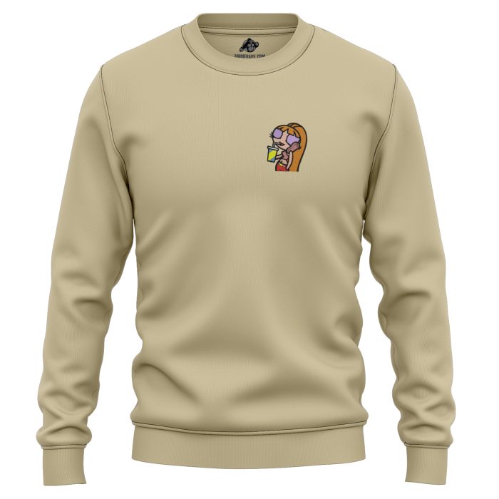 Blossom The Powerpuff Girls Embroidered Sweatshirt 3