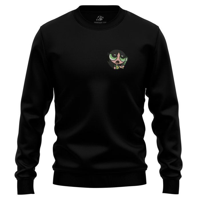 Buttercap The Powerpuff Girls Embroidered Sweatshirt 1