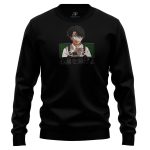 Captain Levi With Bandages Attack On Titan Embroidered Sweatshirt 1