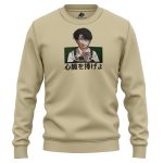Captain Levi With Bandages Attack On Titan Embroidered Sweatshirt 3