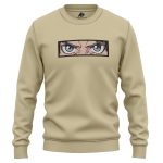 Eren Yeager Eyes Rectangle Attack On Titan Embroidered Sweatshirt 3