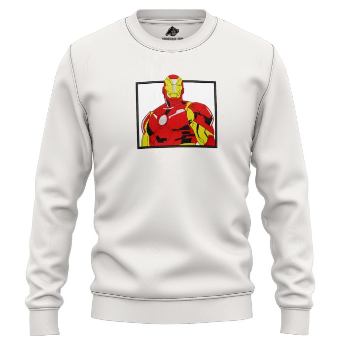 Iron Man Mk46 Armor Marvel Embroidered Sweatshirt 2