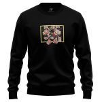 Luffy Gomu Gomu No Gatling One Piece Embroidered Sweatshirt 1