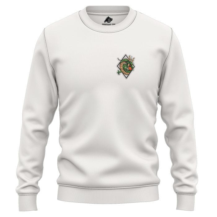 Shenron Dragon Ball Logo Style Embroidered Sweatshirt 2