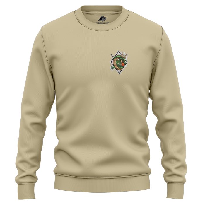 Shenron Dragon Ball Logo Style Embroidered Sweatshirt 3