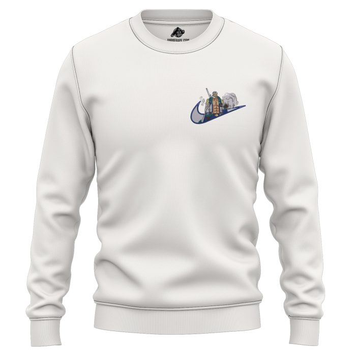 Smoker the White Hunter One Piece Embroidered Sweatshirt 2
