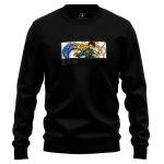 Tanjiro Kamado Water and Sun Breathing Rectangle Demon SlayerEmbroidered Sweatshirt 1