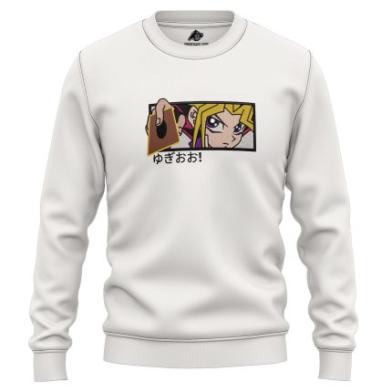 Yugi King of Games Card Duel Embroidered Sweatshirt 2