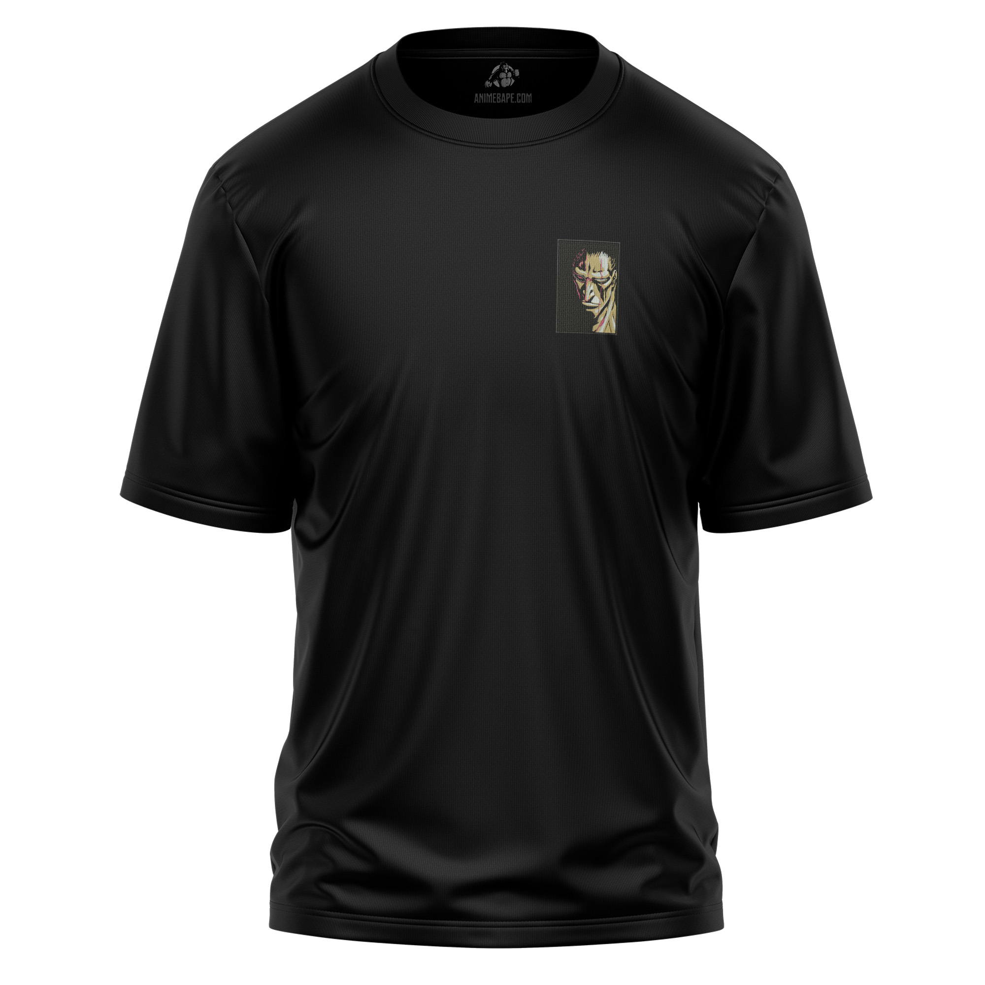 Kenpachi Zaraki Portrait Bleach Embroidered T Shirt