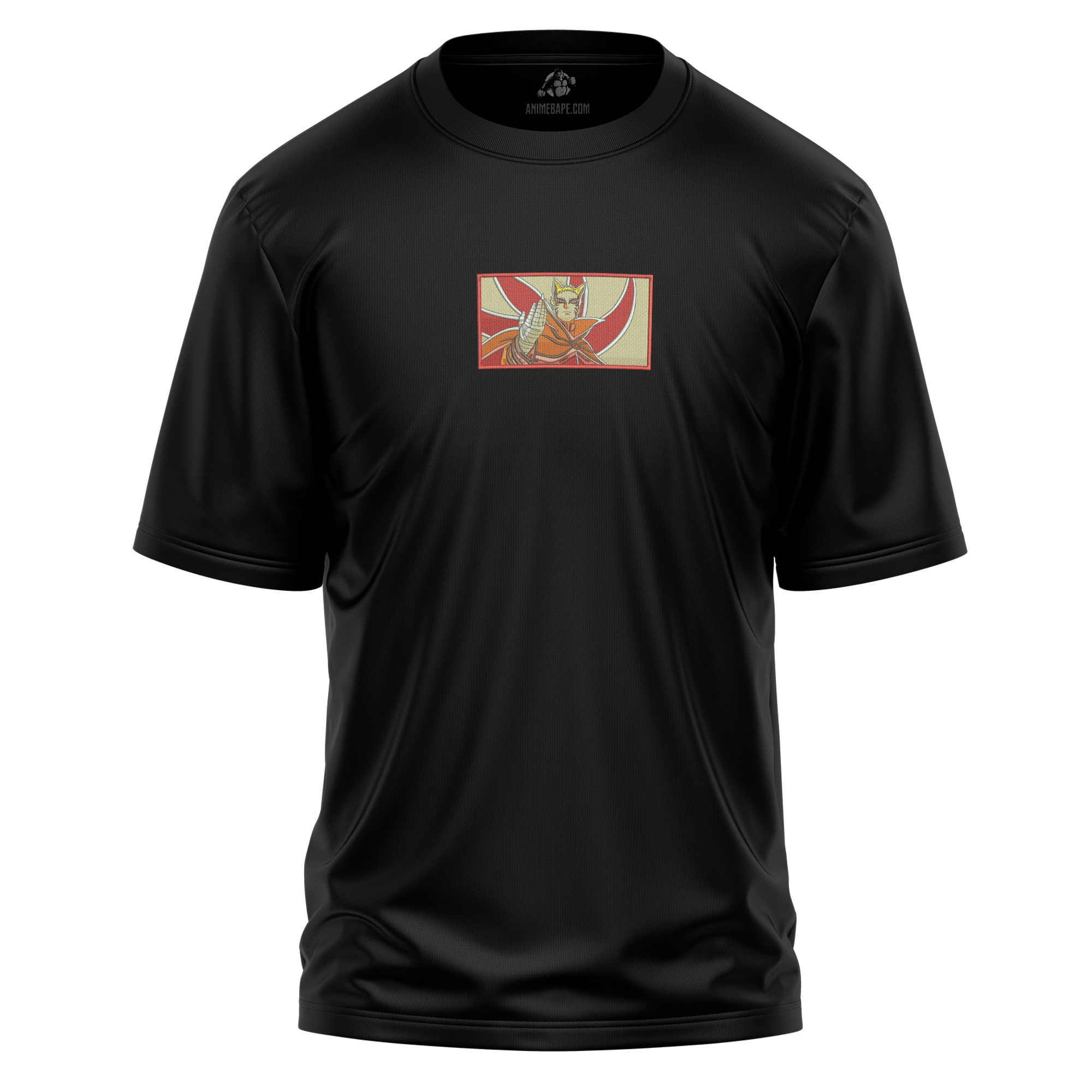 Naruto Baryon Mode Naruto Shippuden Embroidered T Shirt