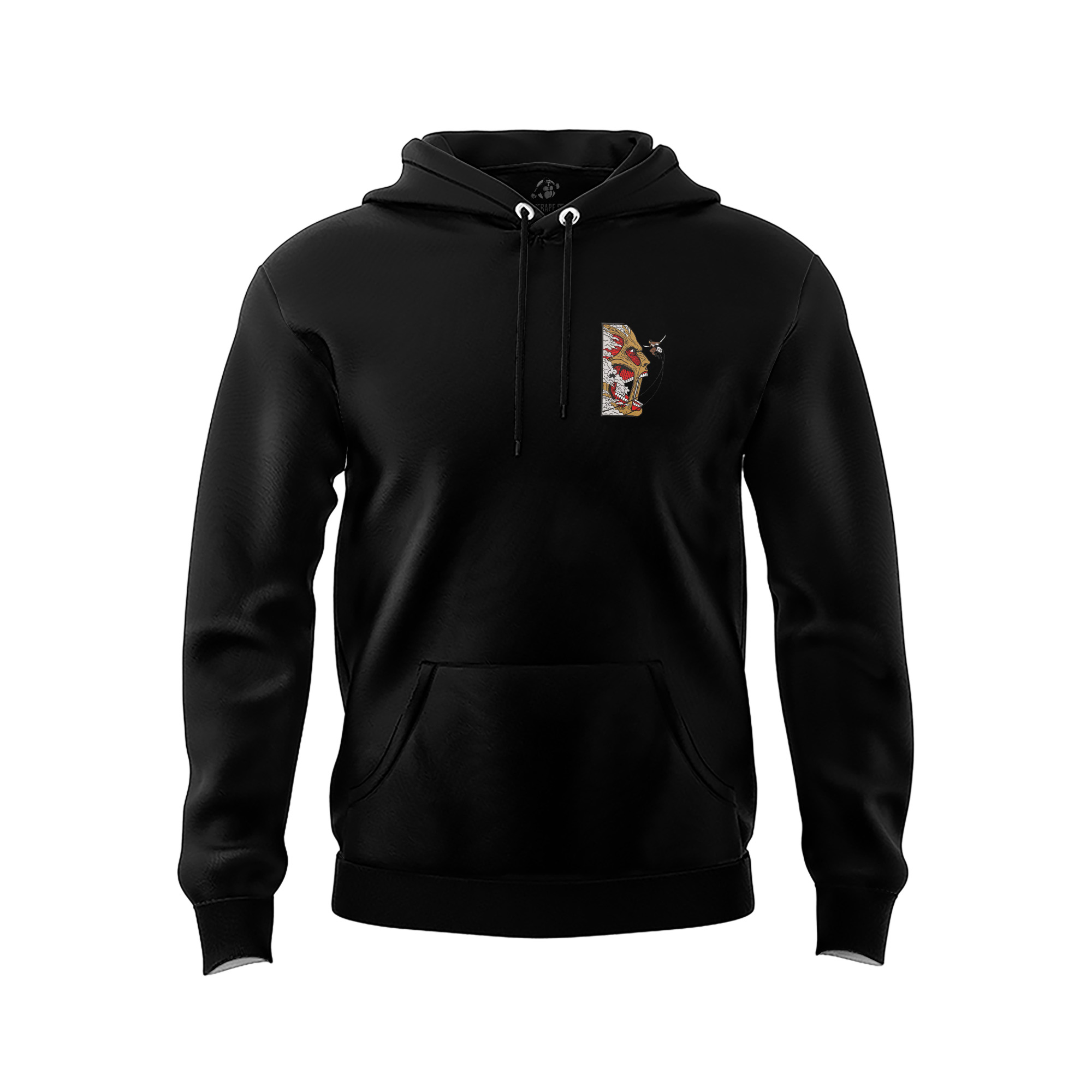 Warriors Vs Titan Attack On Titan Embroidered Hoodie