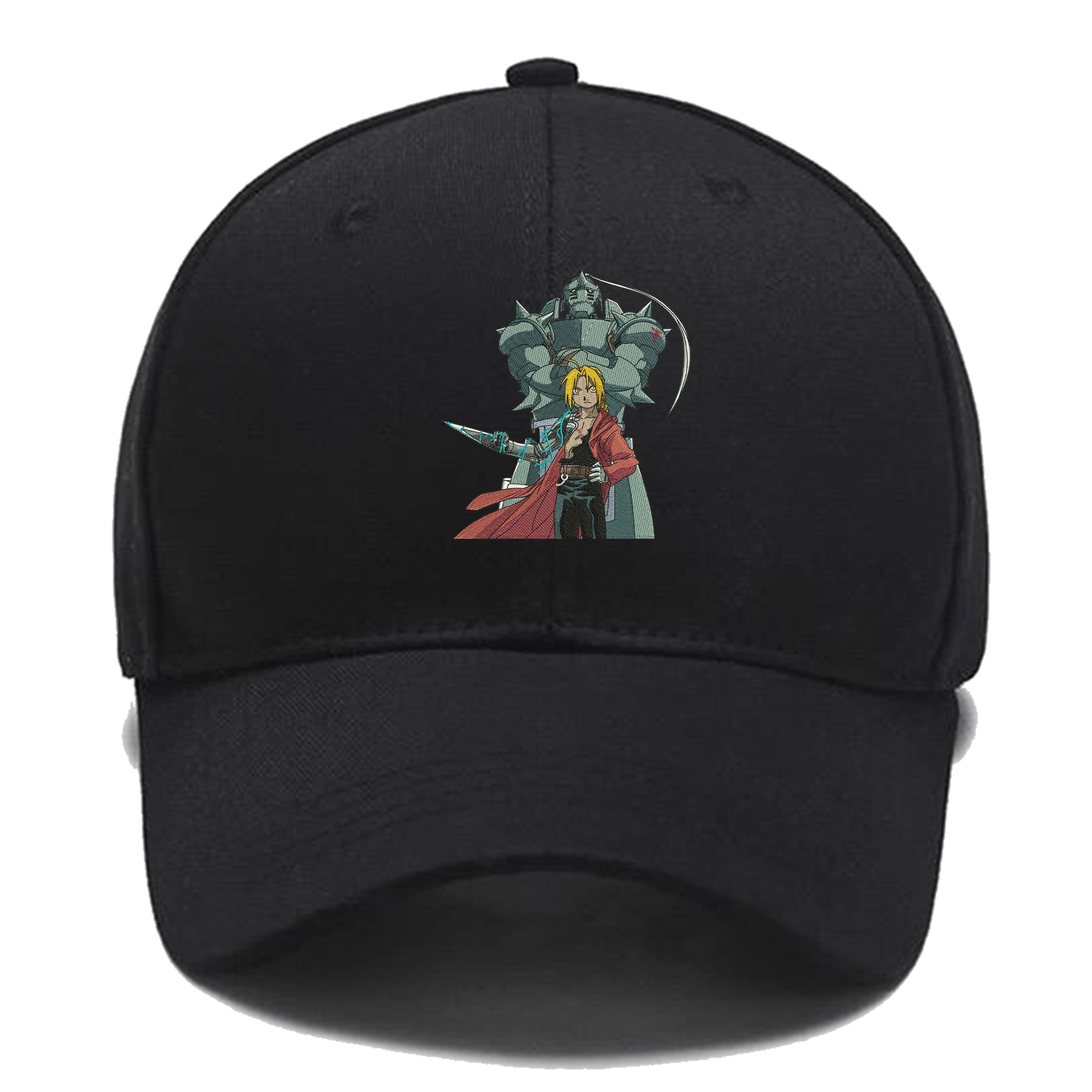 Edward and Alphonse Brotherhood V2 Fullmetal Alchemist Embroidered Baseball Cap
