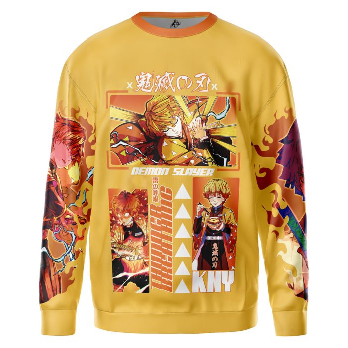 Streetwear Agatsuma Zenitsu V2 Demon Slayer Sweatshirt - Image 1
