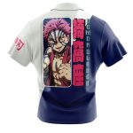 Akaza Demon Slayer v2 Button Up Hawaiian Shirt - Image 2