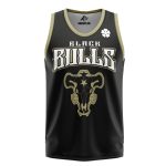 Asta Black Bulls Black Clover Basketball Jersey