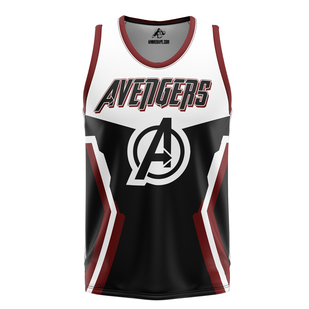 Anime Ape Product Avengers Endgame Marvel Basketball Jersey - Image 1