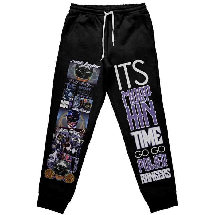 Streetwear Sweatpants Black Ranger Mighty Morphin Power Rangers - Image 1