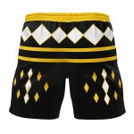 Black Ranger Ninjetti Power Rangers Gym Shorts - Image 2