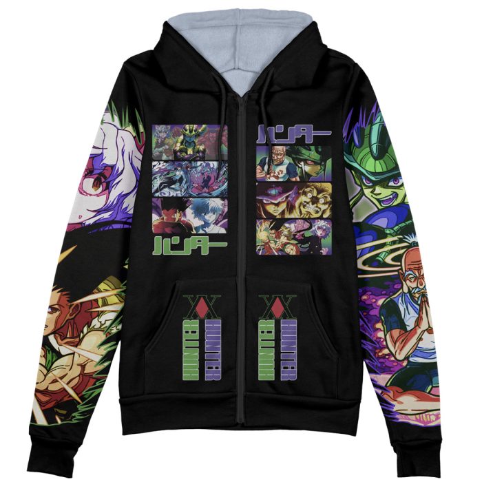 Streetwear Hoodie Chimera Ant Arc Hunter x Hunter Zip Jacket - Image 2