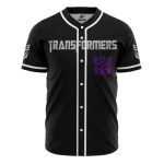 Decepticons Transformers Baseball Jersey