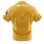 Pokemon Dragonite Face Button Up Hawaiian Shirt - Image 2