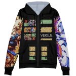 Streetwear Hoodie Frieza Saga DBZ Zip Jacket - Image 2