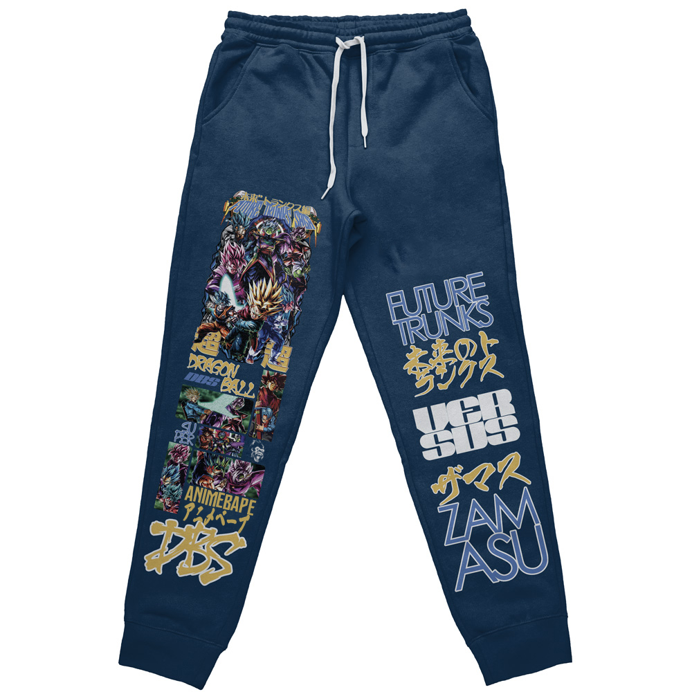 Anime Ape Product Streetwear Sweatpants Future Trunks Arc DBZ - Image 1