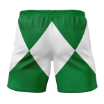 Green Ranger Power Coin Power Rangers Gym Shorts - Image 2