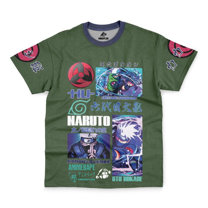 Naruto Streetwear Hatake Kakashi V2 T-Shirt - Image 2
