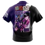 Hiei Yuyu Hakusho Button Up Hawaiian Shirt - Image 2