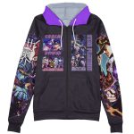 Streetwear Hoodie Jotaro Kujo V2 Jojo's Bizarre Adventure Zip Jacket - Image 2