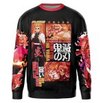 Streetwear Kyojuro Rengoku V3 Demon Slayer Sweatshirt - Image 2
