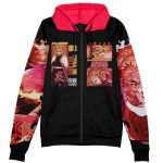 Streetwear Hoodie Kyojuro Rengoku V3 Demon Slayer Zip Jacket - Image 2