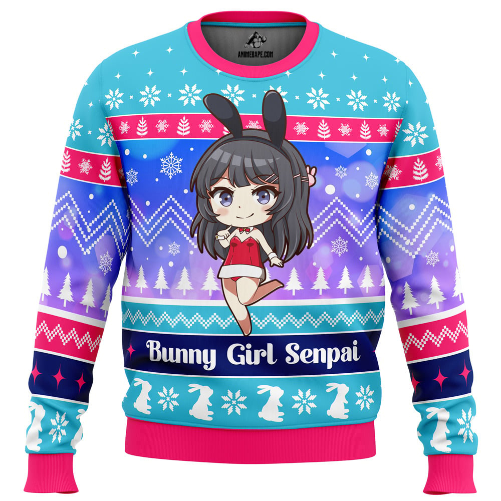 Sweater Bunny Girl Senpai Rascal Does Not Dream of Bunny Girl Senpai Ugly Christmas